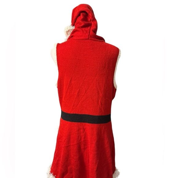 No Boundaries Juniors sleeveless Christmas dress with hood & pockets Juniors XL - Picture 7 of 10